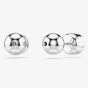Swarovski Imber Rhodium Plated White Round Stud Earrings 5696073