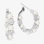 Swarovski Matrix White Pearl Hoop Earrings 5709256