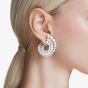 Ariana Grande X Swarovski Capsule White Crystal & Pearl Swirl Earrings 5720869