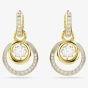 Swarovski Hyperbola Gold Tone Plated Dancing Stone Earrings 5738249