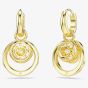 Swarovski Hyperbola Gold Tone Plated Dancing Stone Earrings 5738249