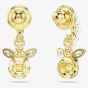 Swarovski Idyllia Gold Tone Plated Crystal Bee Drop Earrings 5742678