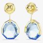 Swarovski Gema Gold Tone Plated Blue Crystal Ear Jackets 5737449