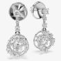 Swarovski Constella Rhodium Plated Dancing Stone Earrings 5738194
