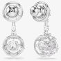Swarovski Constella Rhodium Plated Dancing Stone Earrings 5738194