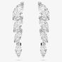 Swarovski Mesmera Rhodium Plated Marquise Cut Stud Earrings 5748007