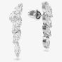 Swarovski Mesmera Rhodium Plated Marquise Cut Stud Earrings 5748007
