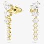 Swarovski Mesmera 18ct Yellow Gold Plated Drop Earrings 5747936