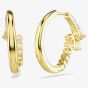 Swarovski Mesmera 18ct Gold Plated Hoop Earrings 5761975