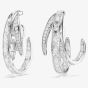 Swarovski Vienna Rhodium Plated Clip On Earrings 5756046