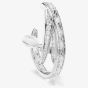 Swarovski Vienna Rhodium Plated Clip On Earrings 5756046