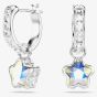 Swarovski Chroma Rhodium Plated Star Drop Earrings 5754172