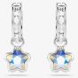Swarovski Chroma Rhodium Plated Star Drop Earrings 5754172