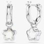 Swarovski Chroma Rhodium Plated Star Drop Earrings 5754172