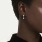 Swarovski Chroma 18ct Yellow Gold Plated Pear Cut Blue Drop Earrings 5757815