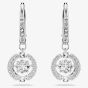 Swarovski Sparkling Dance White Crystal Dropper Earrings 5504652