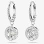 Swarovski Sparkling Dance White Crystal Dropper Earrings 5504652