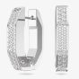 Swarovski Dextera Crystal Octagon Small Hoop Earrings 5618307
