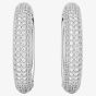 Swarovski Dextera Silver Medium Hoop Earrings 5651392