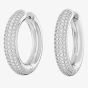 Swarovski Dextera Silver Medium Hoop Earrings 5651392