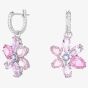 Swarovski Gema Flower Dropper Hoop Earrings 5658397