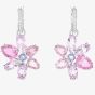 Swarovski Gema Flower Dropper Hoop Earrings 5658397