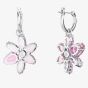 Swarovski Gema Flower Dropper Hoop Earrings 5658397