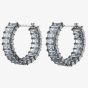 Swarovski Matrix Grey Hoop Earrings 5658650
