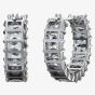 Swarovski Matrix Grey Hoop Earrings 5658650