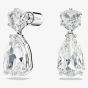 Swarovski Mesmera White Mixed Cut Rhodium Plated Earrings 5661683