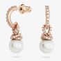Swarovski Originally Rose Gold Tone Crystal Pearl Jewellery Set 5672835