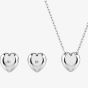 Ariana Grande X Swarovski Capsule Heart Necklace & Stud Earrings Jewellery Set 5720849