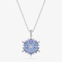 Swarovski Magic Rhodium Plated Blue Zirconia Snowflake Jewellery Set 5734243
