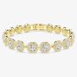 Swarovski Una Angelic Gold Tone Plated White Crystal Jewellery Set 5750619