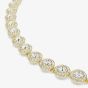 Swarovski Una Angelic Gold Tone Plated White Crystal Jewellery Set 5750619