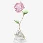 Swarovski Florere Rose Pink Flower Ornament 5666973