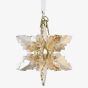 Swarovski Annual Edition Gold Tone 3D Festive Snowflake 2024 Ornament 5674348