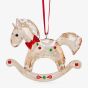 Swarovski Holiday Cheers Gingerbread Rocking Horse Ornament 5627608