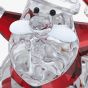 Swarovski Holiday Cheers Santa Claus Chimney Ornament 5701507