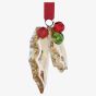 Swarovski Holiday Cheers Gingerbread Holly Leaves Ornament 5656277