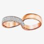 Swarovski Exist Rose Gold Tone Infinity Ring