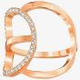 Swarovski Flash Rose Gold Tone Ring