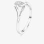 Swarovski Classica Sterling Silver Round Cut Interlocking Ring 5745563 55