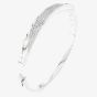 Swarovski Classica Sterling Silver Round Cut Twist Bangle 5764808