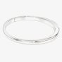 Swarovski Classica Sterling Silver Round Cut Twist Bangle 5764808