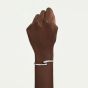 Swarovski Classical Sterling Silver Round Cut Open Bangle 5740348