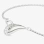 Swarovski Classical Sterling Silver Round Cut Interlocking Bracelet 5745569