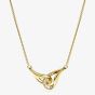 Swarovski Classica 18ct Yellow Gold Plated Round Cut Interlocking Pendant 5745560