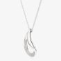 Swarovski Classical Sterling Silver Twisted Teardrop Pendant 5740344