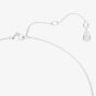 Swarovski Classical Sterling Silver Twisted Teardrop Pendant 5740344